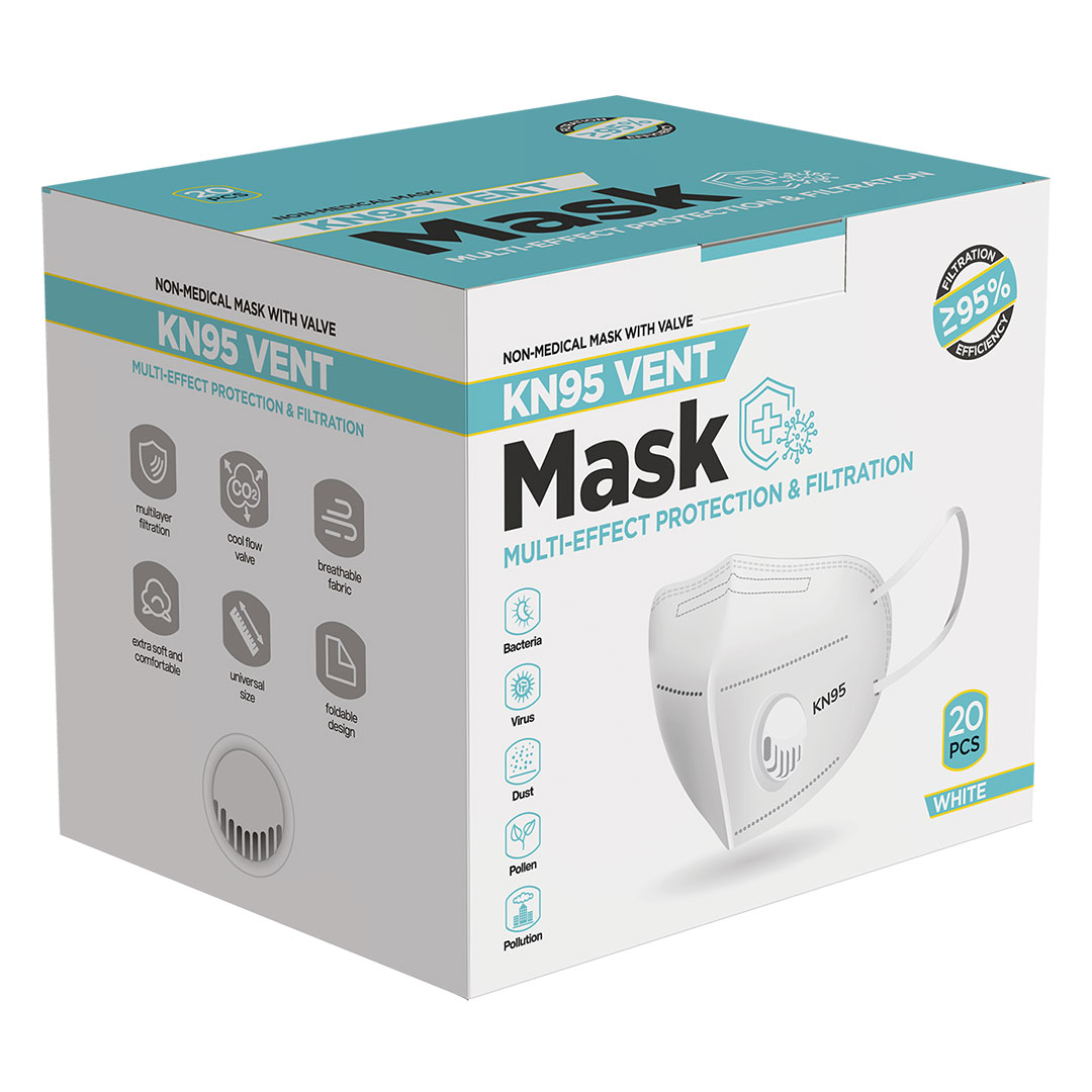 Face mask with valve