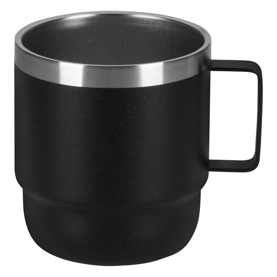 Double wall metal mug, 180 ml